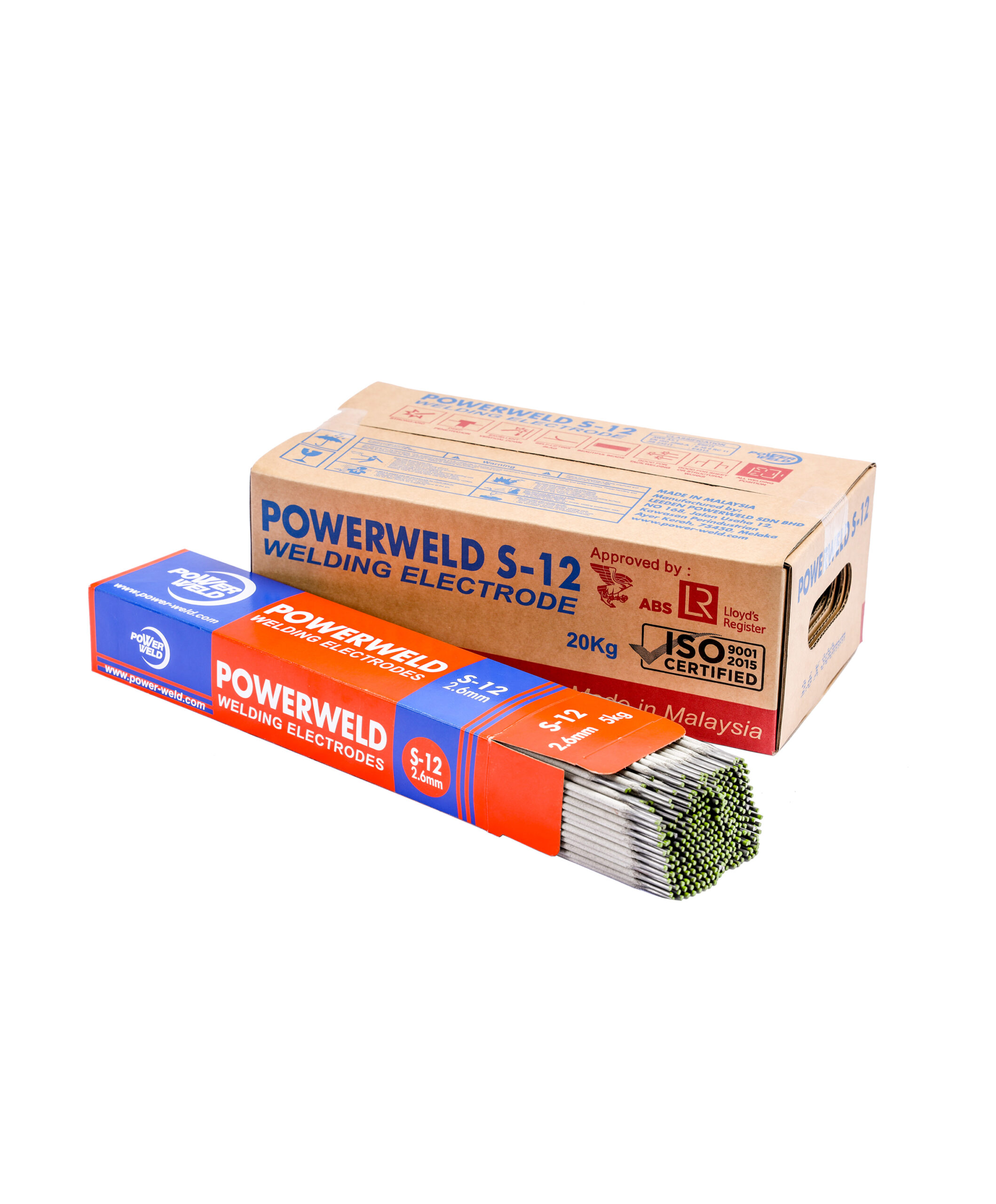 POWERWELD S 12 E6013 MMA WELDING RODS 2 6MM 5KG Welding Plus