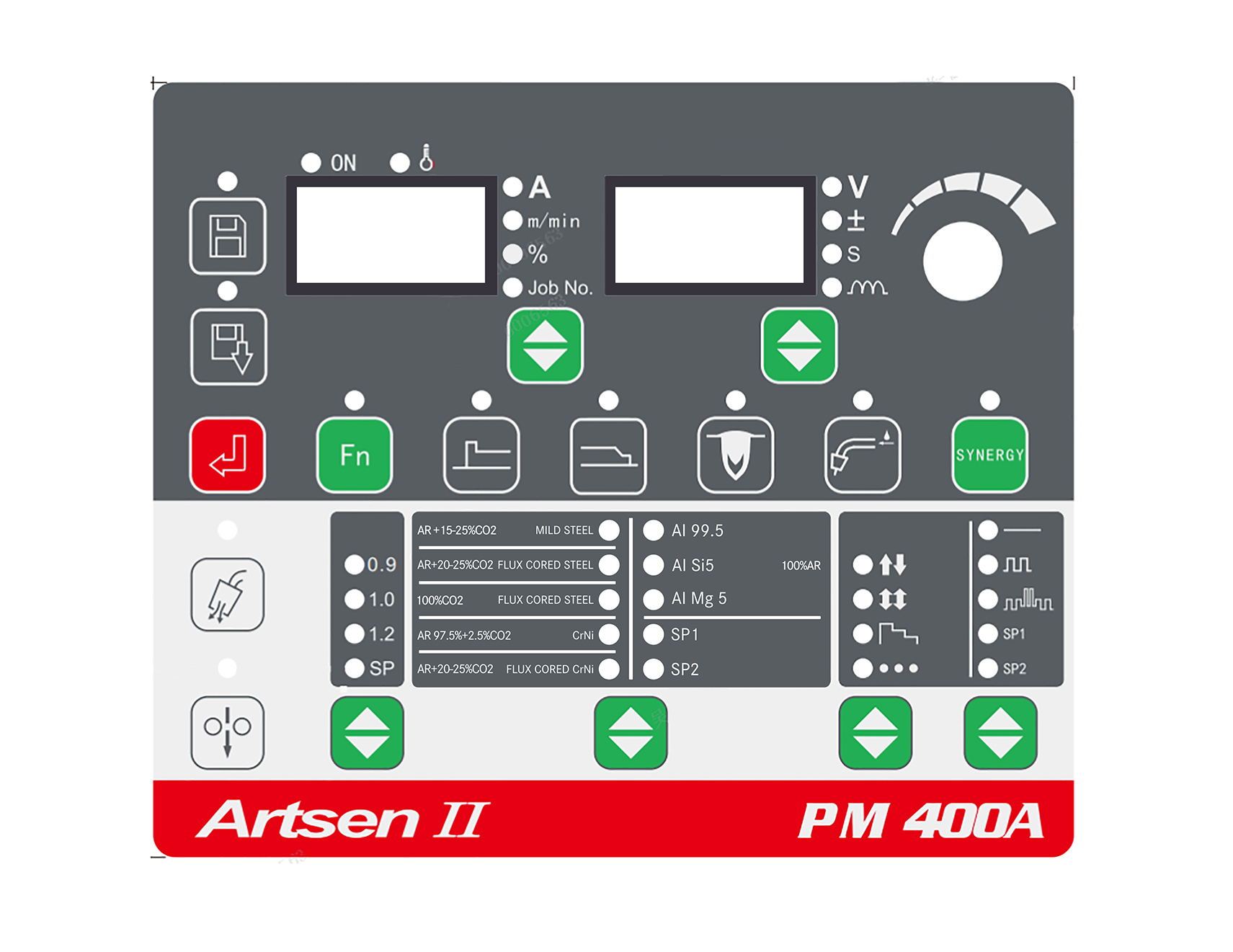 Megmeet Welding Machine panel