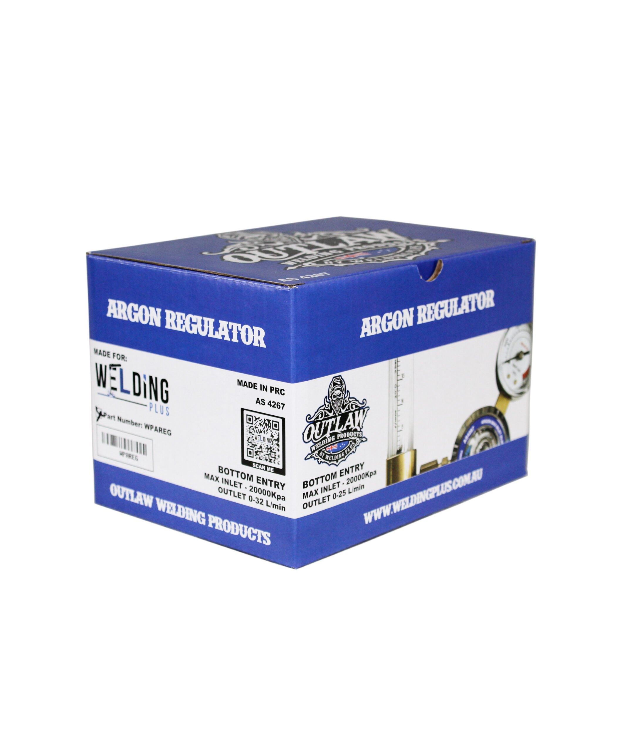 Outlaw Argon Flowmeter Regulator Welding Plus