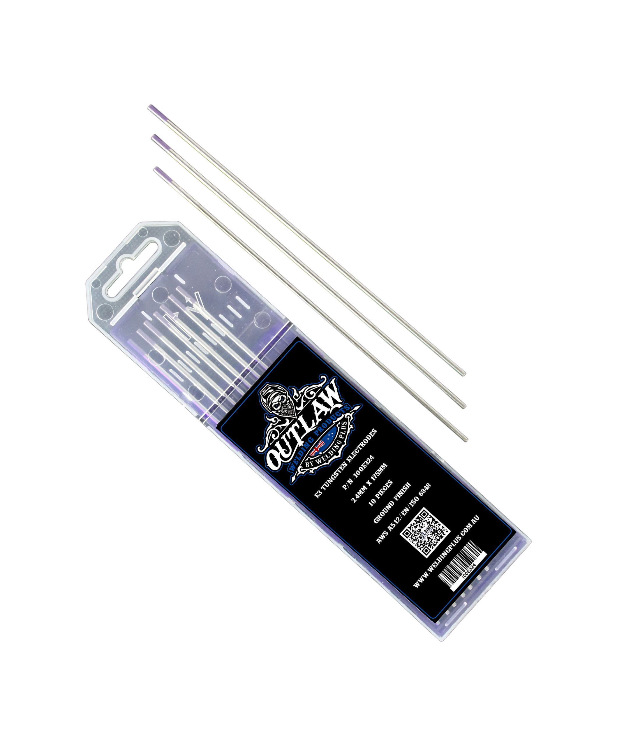 E3 Rare Earth Tungsten Electrodes 2.4MM Welding Plus