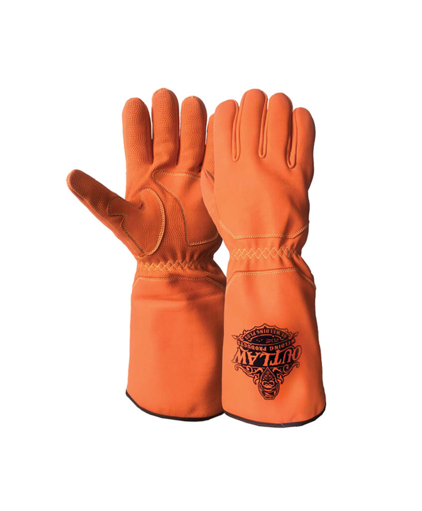 Outlaw orange gloves