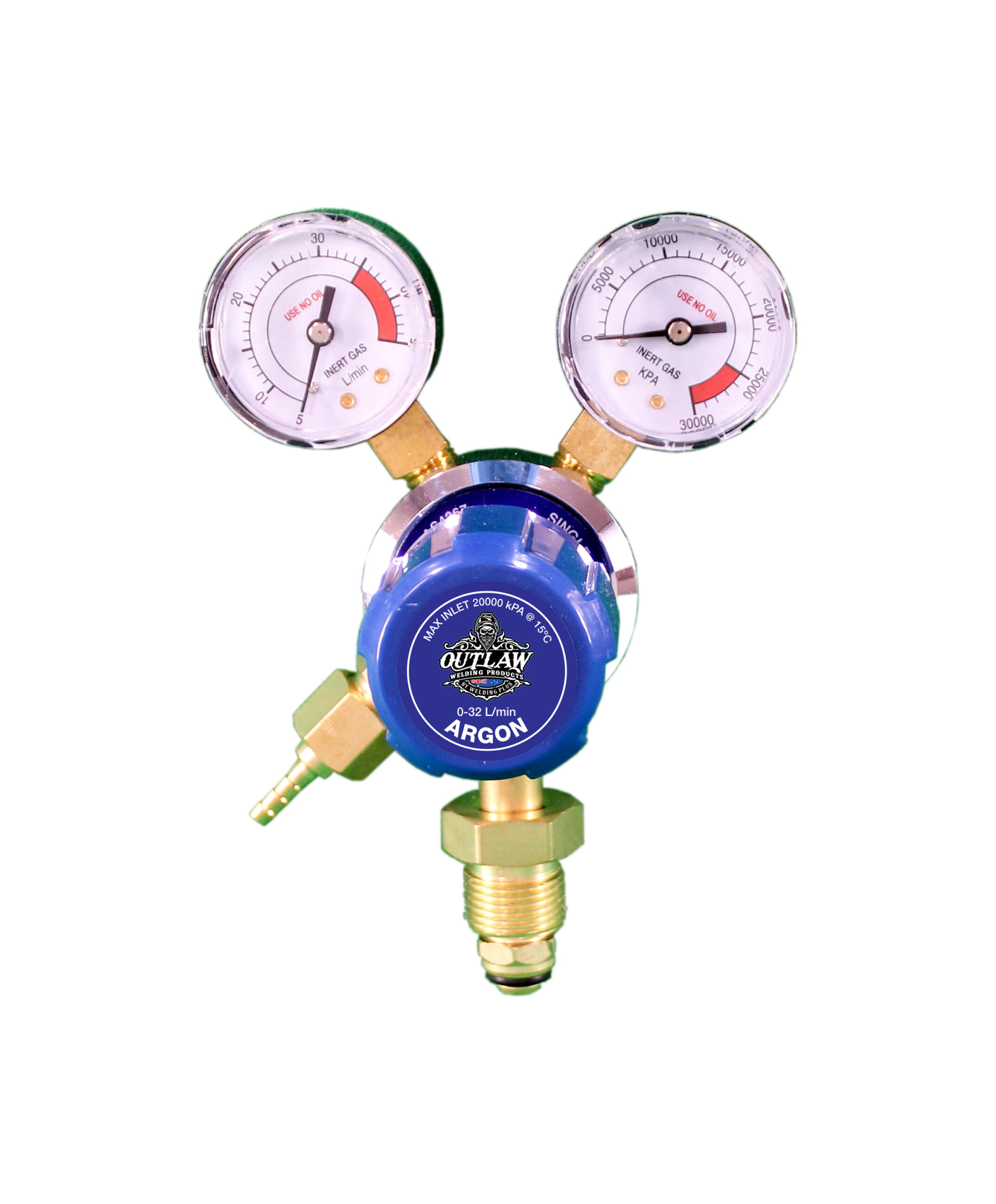 Outlaw Argon Regulator Welding Plus