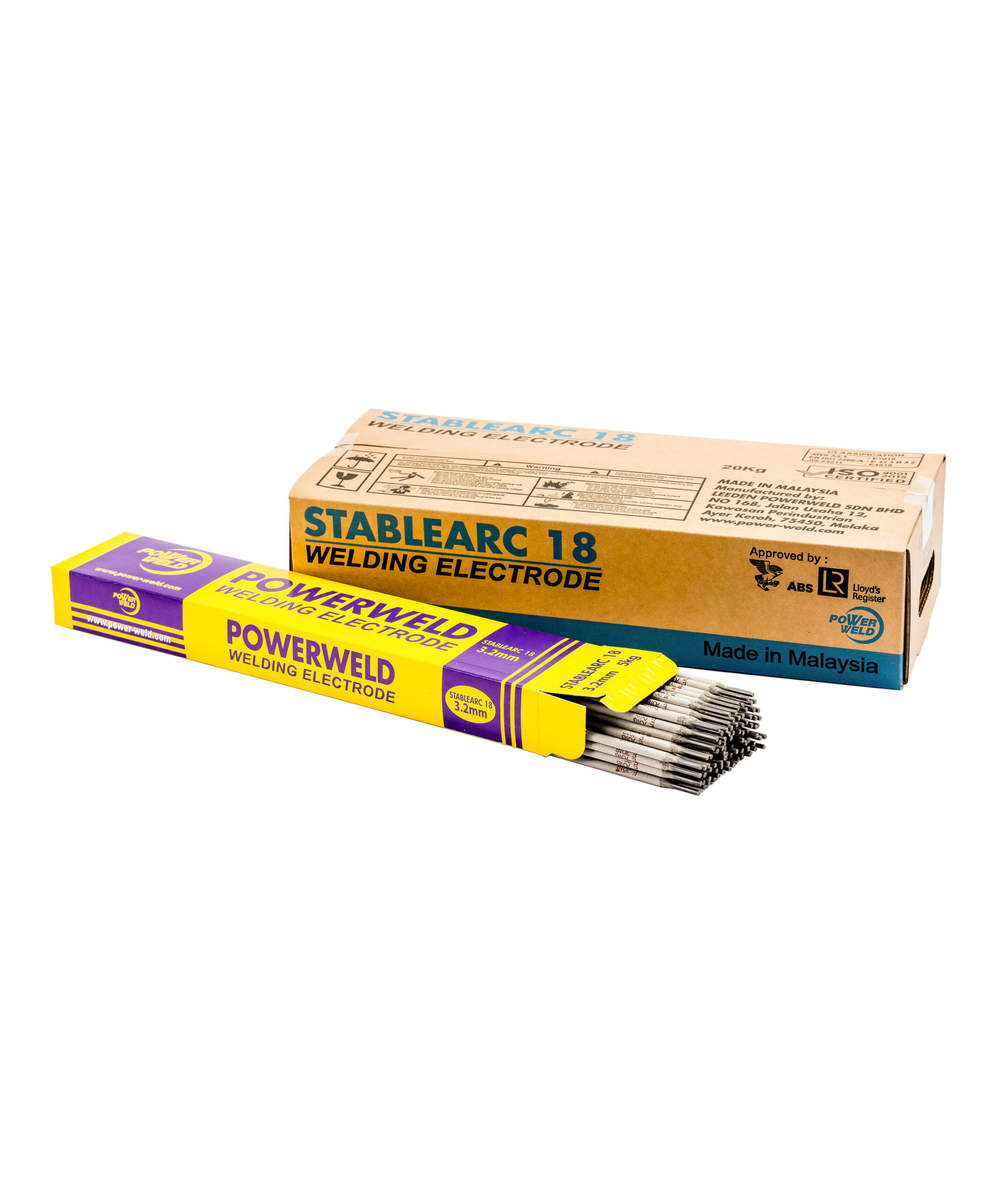 STABLEARC E7018 MMA WELDING RODS 3.2MM 5KG Welding Plus