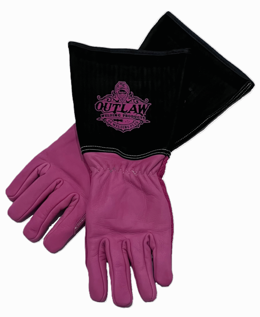 Ladies Pink Tig Welding Gloves